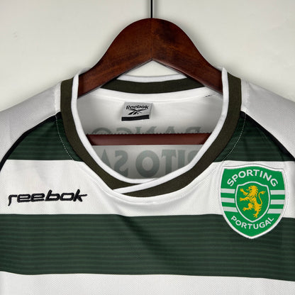 Retro Long Sleeve Sporting Lisbon Kit