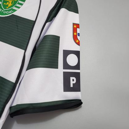 Retro Sporting Lisbon 03/04 Home Kit