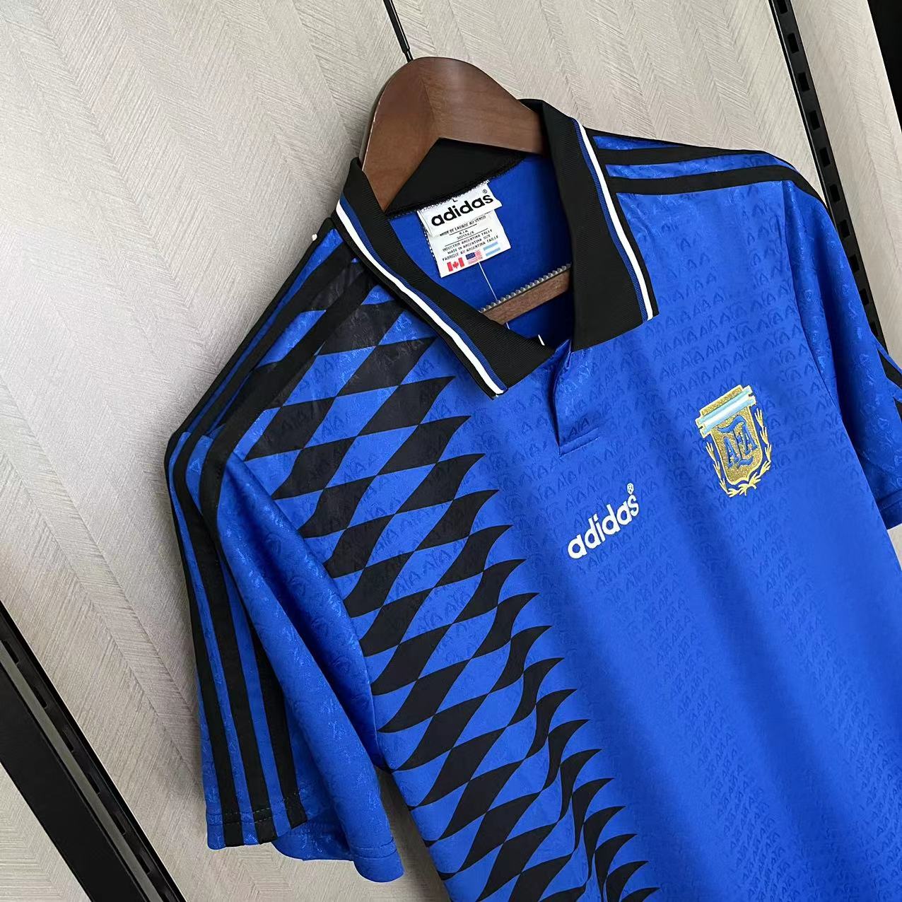 Retro Argentina 1994-95 Away Jerseys Kit