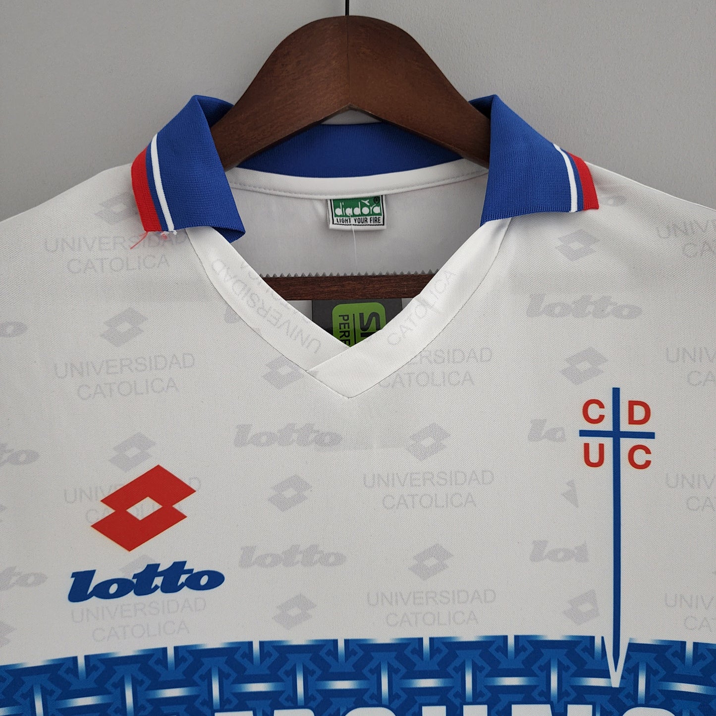 Retro 1996 Manica lunga Deportivo Universidad Católica Terza trasferta 