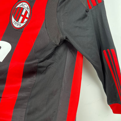 Retro Long Sleeve AC Milan 09/10 Home Kit