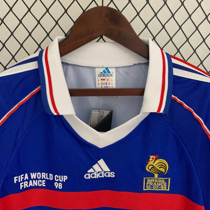 Retro Long Sleeve France 1998 Home Kit