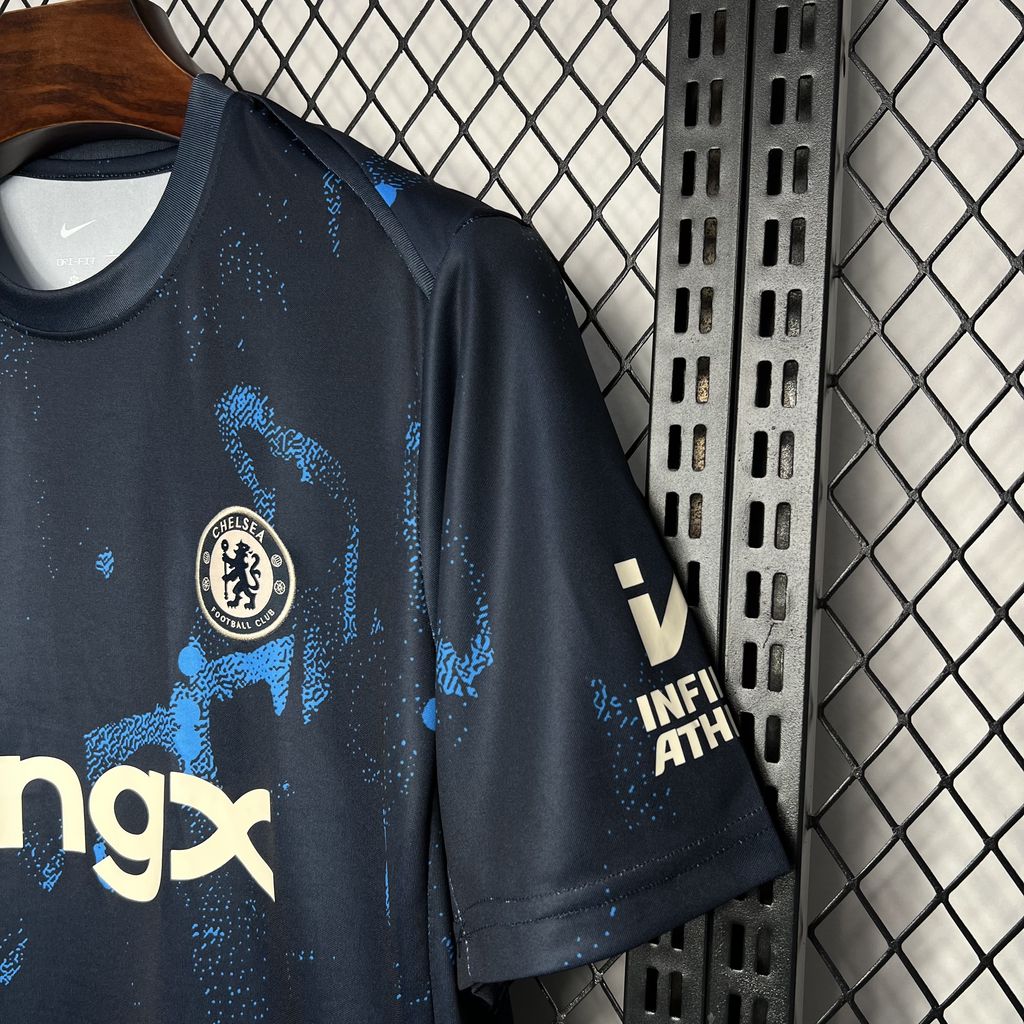 Chelsea 2024/25 Dark blue Pre-match training Jersey