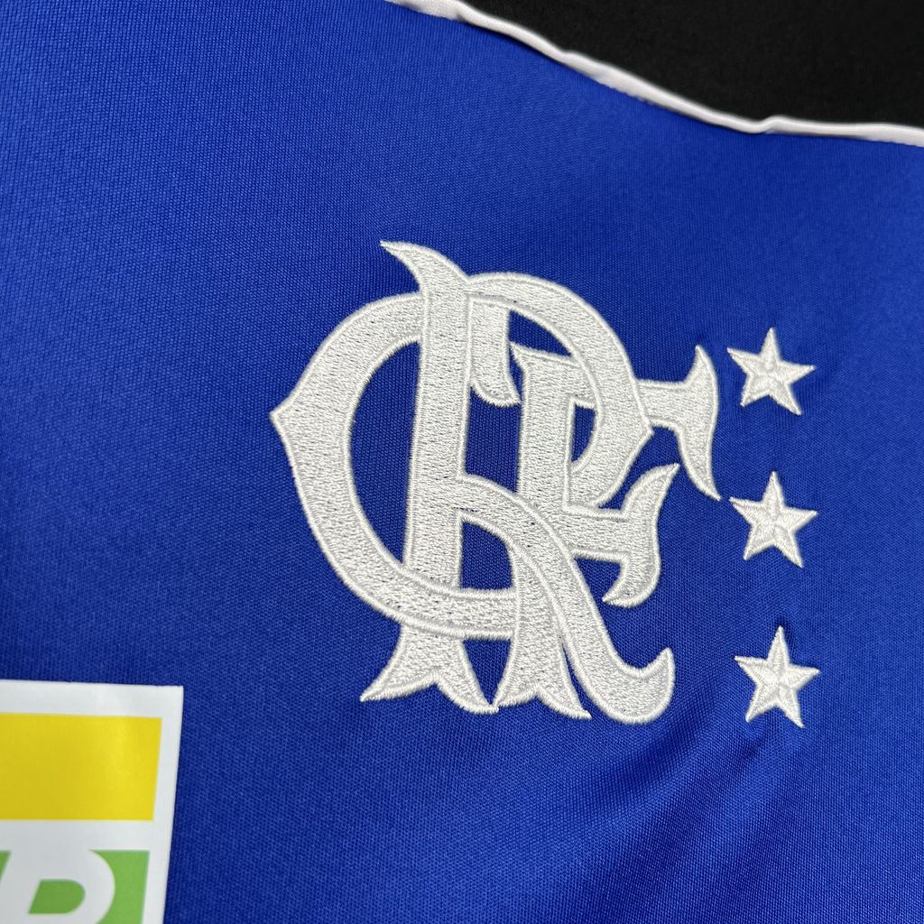 Flamengo 1999 Blue Goalkeeper Uniform Retro Jersey