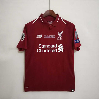 Retro Liverpool 18/19 Edizione Home Champions League 