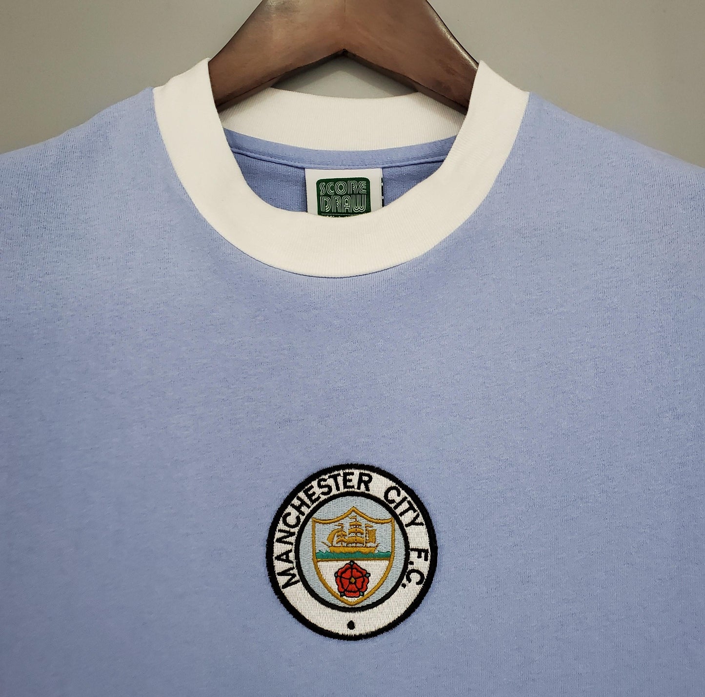 Divisa storica da casa del Manchester City 1972 