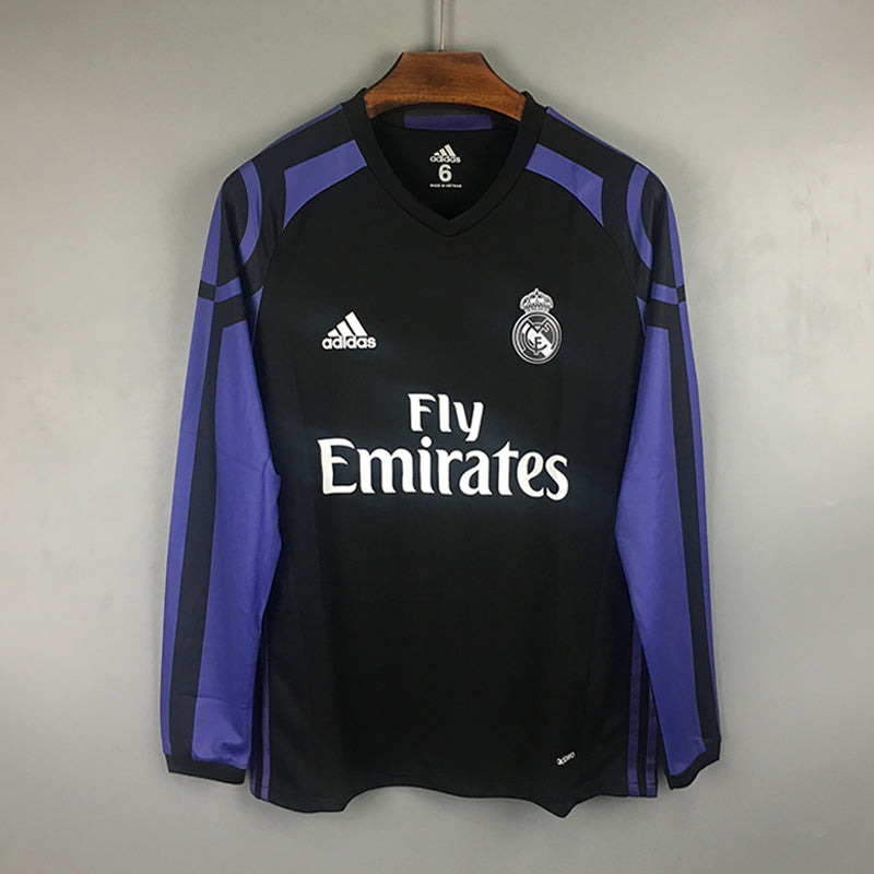 Retro Real Madrid 16/17 Third Long Sleeve Kit – Theftblkits