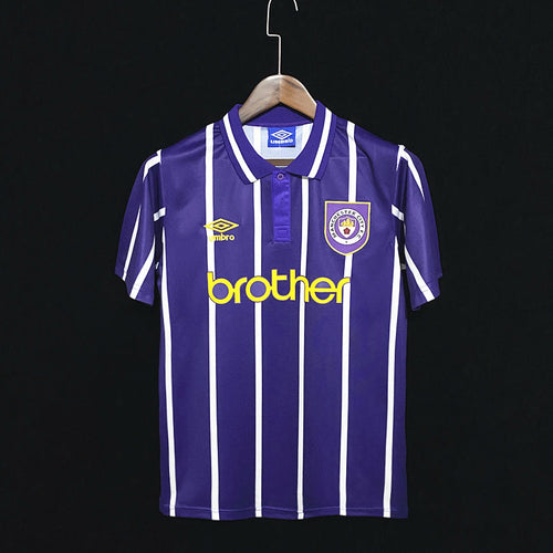 Maglia retrò da trasferta del Manchester City del 1993 