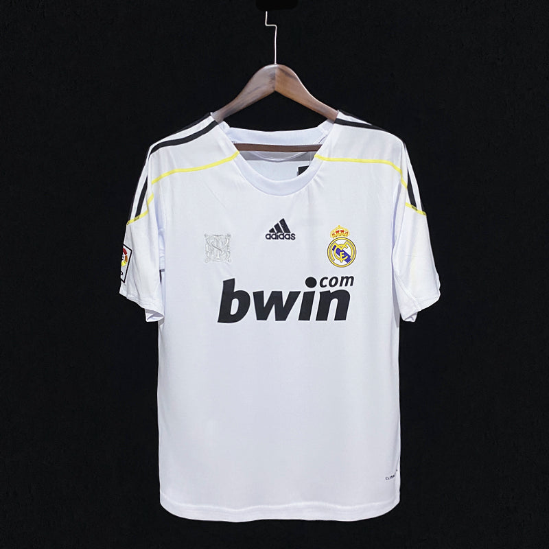Vintage Soccer Jersey Real Madrid Home Long Sleeve 2009/10