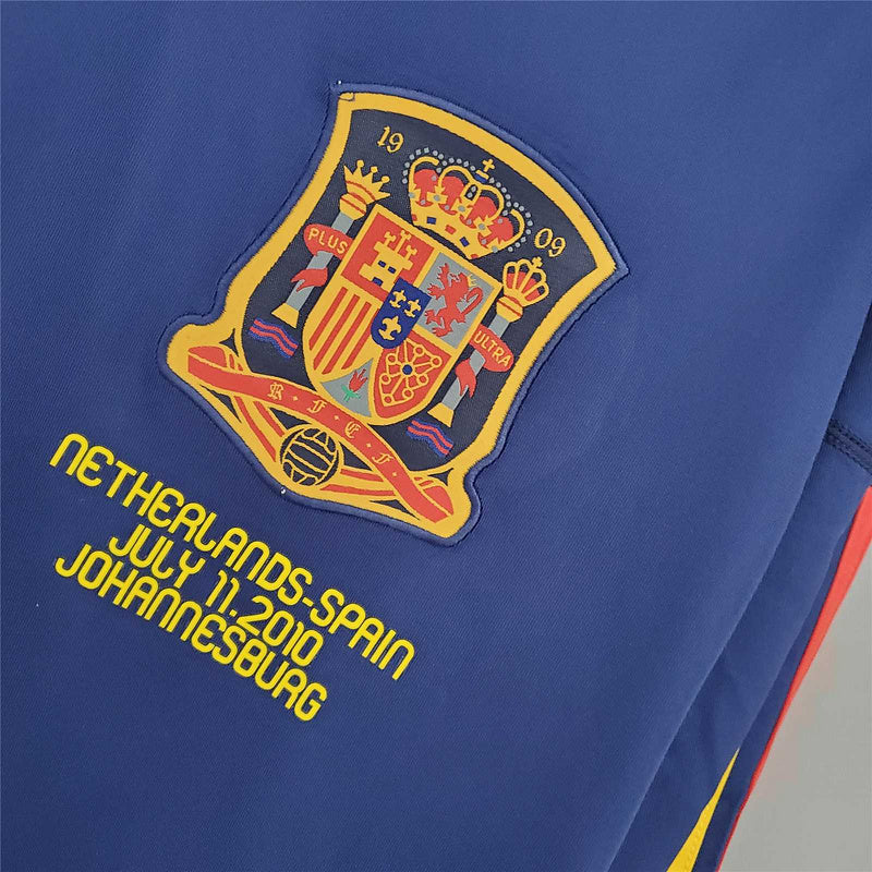 Retro Spain 2010 Away Kit Long Sleeve