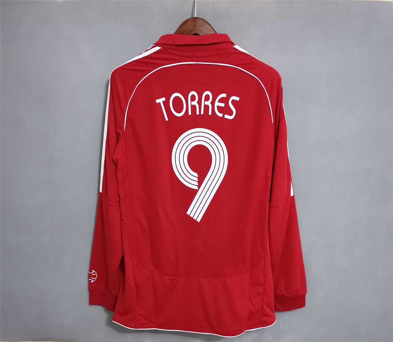 Retro Liverpool 06 07 Long Sleeve Kit Theftblkits