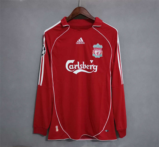 Maglia retrò Liverpool 06/07 a maniche lunghe 