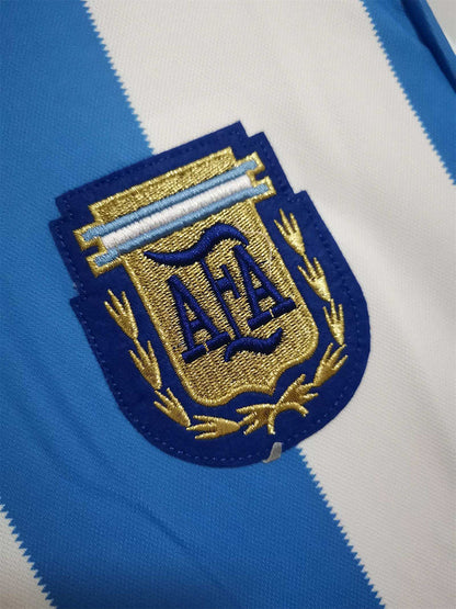 Retro 1986 Argentina Home Long Sleeve Kit