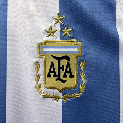 Maglia Argentina Home Coppa del Mondo 2022 (3 Stelle) 
