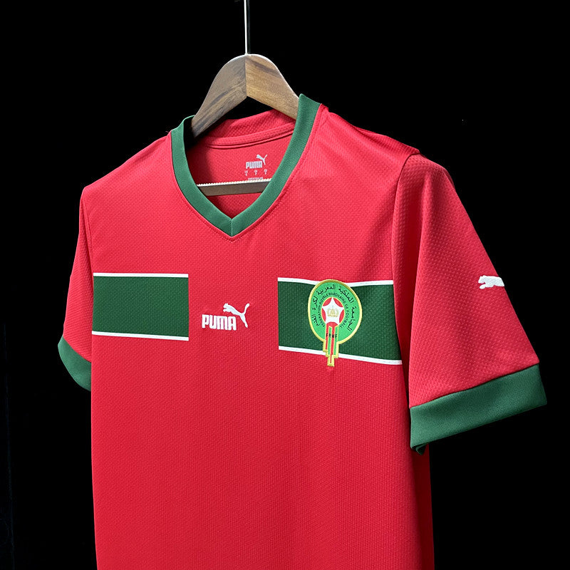 Maglia Marocco Home Coppa del Mondo 2022 