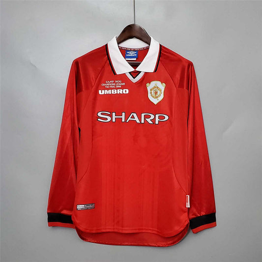 Manica lunga retro Manchester United 99/00 Home 