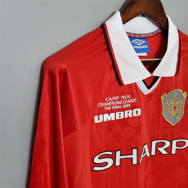 Retro Manchester United 99/00 Home Long Sleeve Kit – Theftblkits