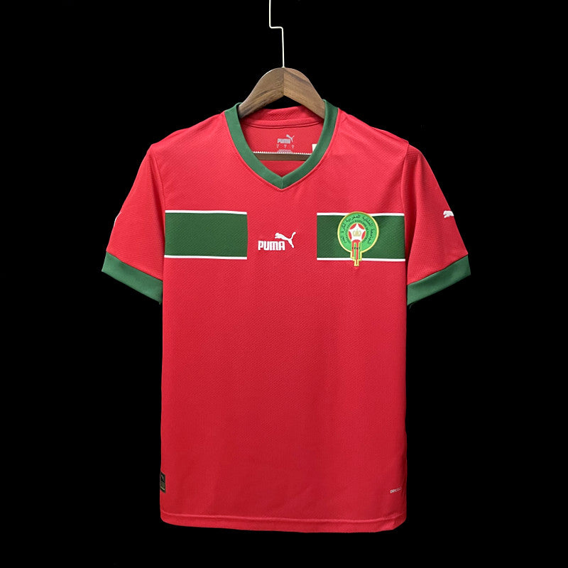 Maglia Marocco Home Coppa del Mondo 2022 