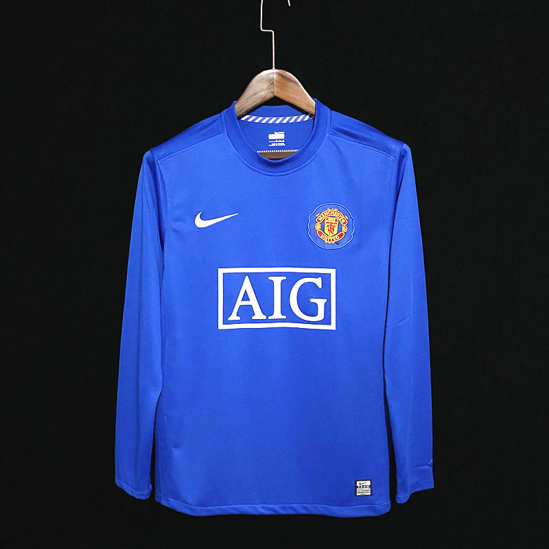 Retro 07/08 Manchester United Away Long Sleeve Kit