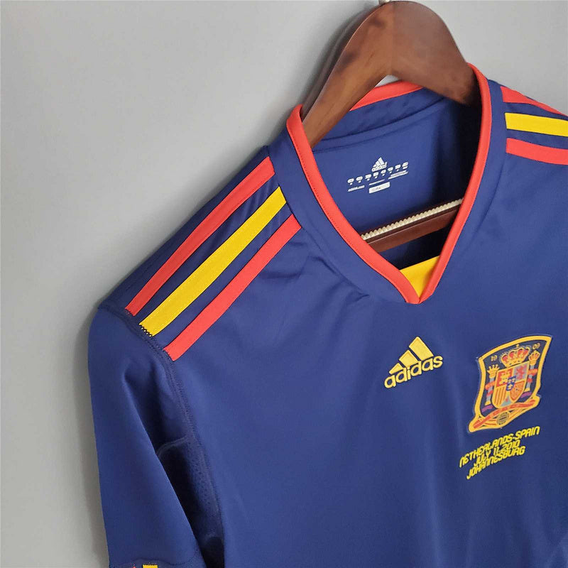 Retro Spain 2010 Away Kit Long Sleeve