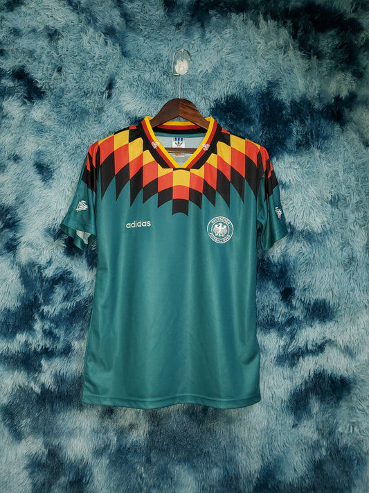 GERMANY 1994 WORLD CUP AWAY FOOTBALL SHIRT - My Retro Jersey