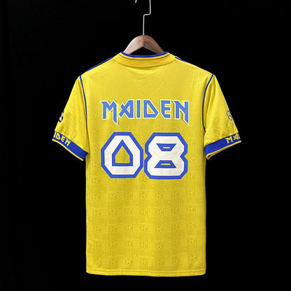 Retro 2008 West Ham Iron Maiden Yellow Kit