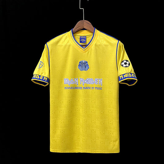 Retro 2008 West Ham Iron Maiden Giallo 