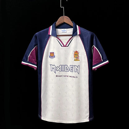 Retro 1999 West Ham Iron Maiden Away Kit