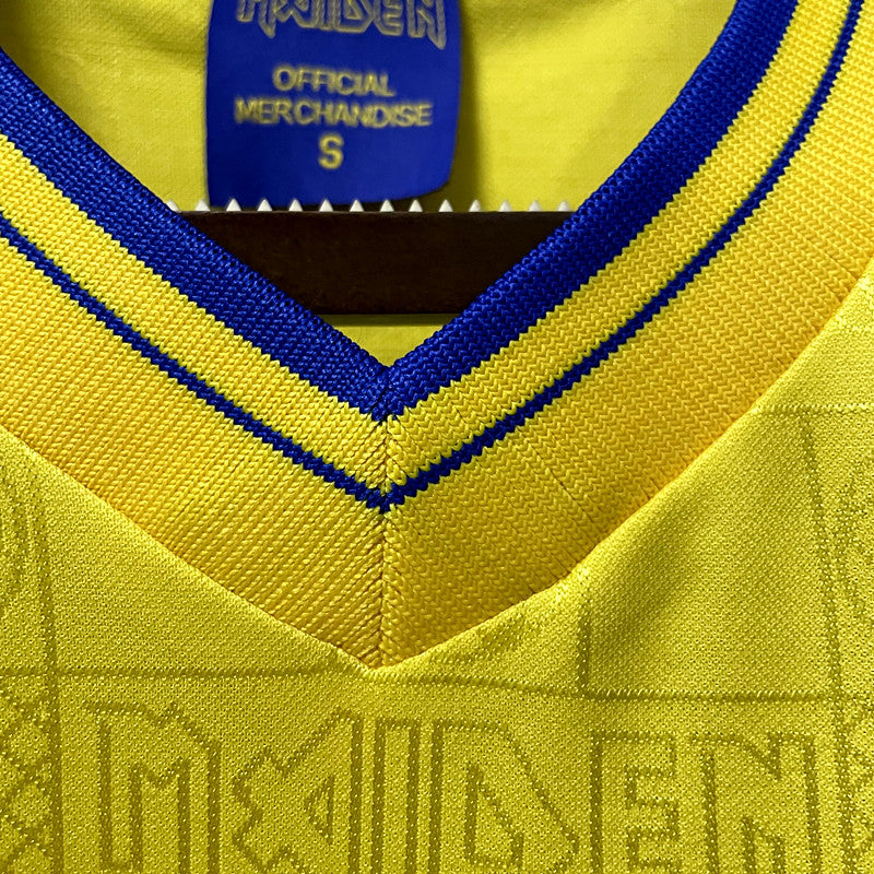 Retro 2008 West Ham Iron Maiden Yellow Kit