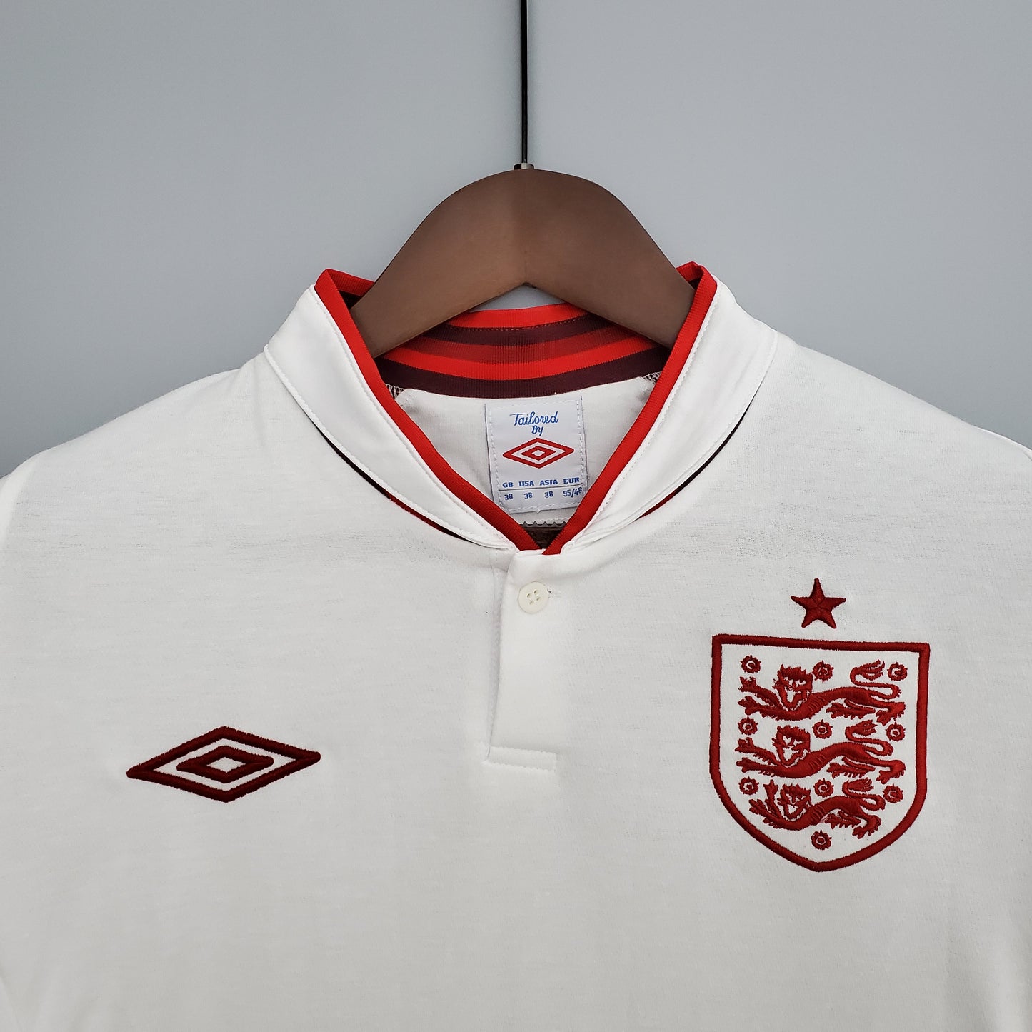 Retro 2012 England Home Kit