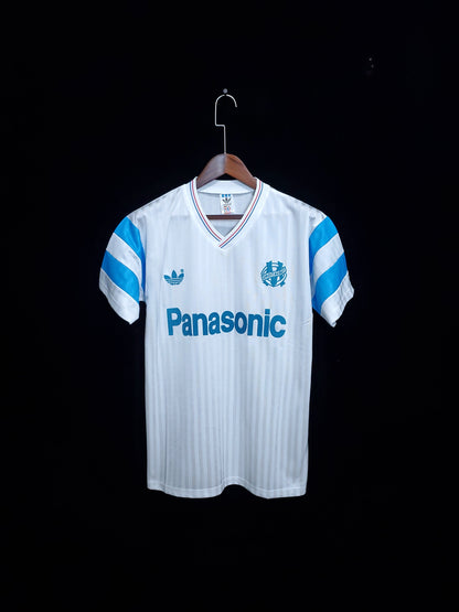 Retro 1990 Marseille Home Shirt Kit