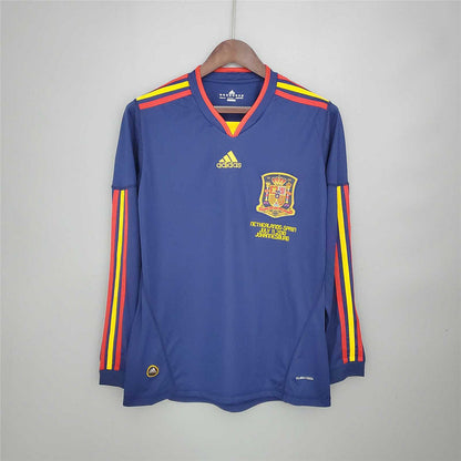 Retro Spain 2010 Away Kit Long Sleeve