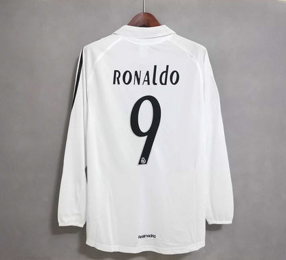 Maglia retrò Real Madrid 05/06 Home, manica lunga 