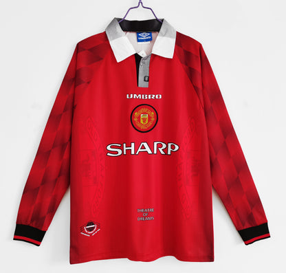Retro: manica lunga Home del Manchester United 1996-97 